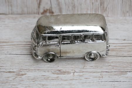 Silver minibus