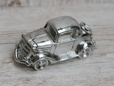Silver colored car