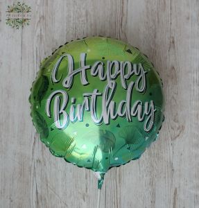 Happy Birthday Luftballon am Stab 45cm