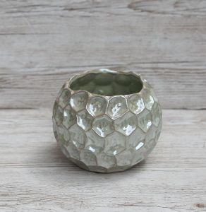 Wabevase oder Topf ( 13 x 9cm )