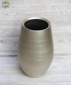goldenfarbene Vase (40x26cm)