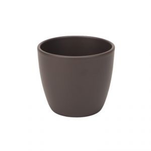 ceramic pot matt graphit 22cm