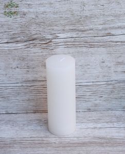 fehér nagy gyertya (19*7cm)
