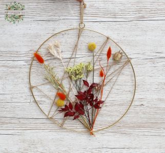 Dried flower ornament, 30cm