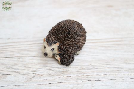 hedgehogs decorative object (11 cm)
