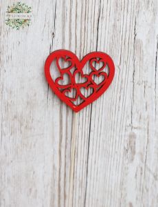 Heart on stick