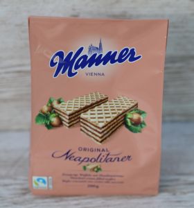 Manner ötrétegű ostya 200g mogyorós