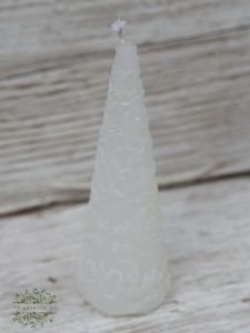 Shaped candle white 15 cm