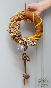 brauner-nuder Winterkranz (42cm lange)