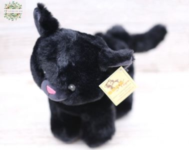 Plüss fekete Cica (20cm)