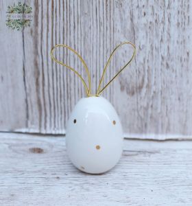 goldgeflecktem Ei mit Hasenohren (13cm)