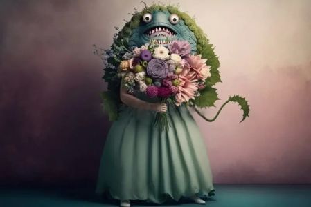 Let the florist free - surprise bouquet with our novelties