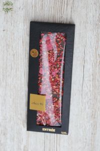 Choco Me Entrée 100g rózsaszirom, gyümölcs, dunkel Shokolade
