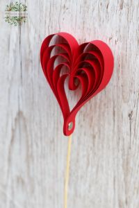 many red hearts together stick