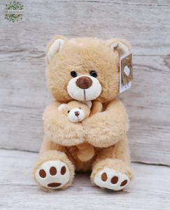 Plüsch Teddy mit Kind (25cm)