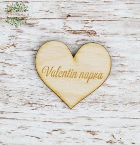 Für Valentintag, hölzerne Herz klein