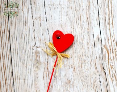 Heart figure on stick