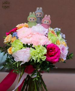 Abschlussstrauß mit labubu