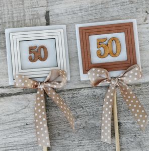 50 figure on stick