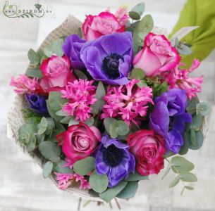 Hyazinthe, Anemone, Rose (15 Stämme)