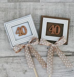 40 Abbildung auf Stock