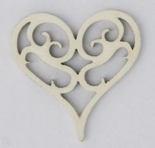 wooden heart (10cm)