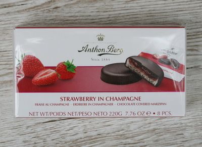Anthon Berg 220g Strawberry in champagne
