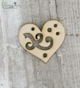 wooden heart (5cm)