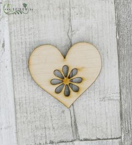 wooden heart (5cm)