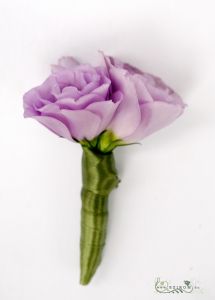 Boutonniere of lisianthus (purple)