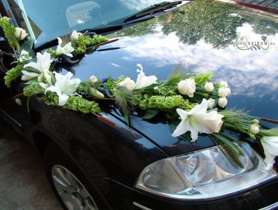 Autodekoration mit Blumen