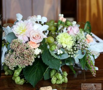 Wedding centerpiece wineyard style , Haraszthy Vallejo Etyek