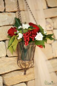 Flower decor,  Kőhegy restaurant, wedding