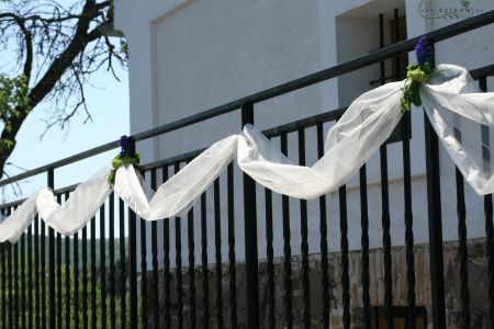 Organsa flower decor, Balaton, wedding