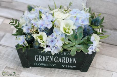 Rustic flower crate