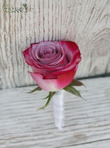 Boutonniere of rose (pink)