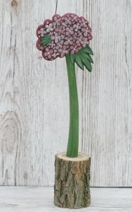 Hölzerne rosa Hortensie (33cm)