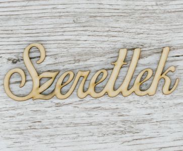 liebe holzschild (15cm)