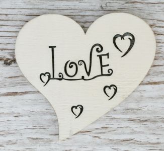 Love Holzherz (10cm)