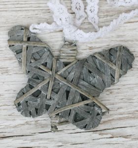 grey butterfly (15cm)