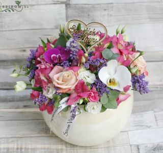 mother's day flower bowl (15 stems)