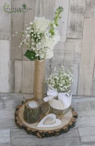 Gästetisch Blumendekor