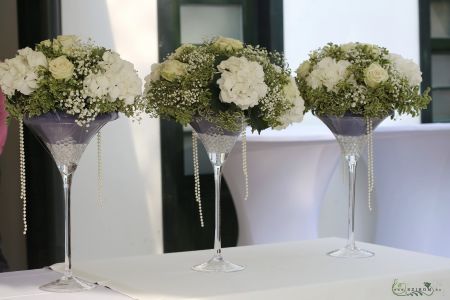 Gästetisch Blumendekor