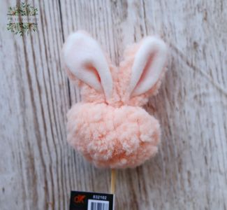 peach sticked bunny