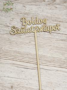Happy birthday wooden sign