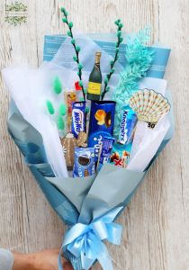 Chocolate bouquet, blue