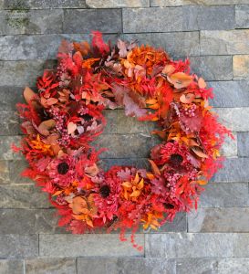 Autumn wreath with flaming colors (30cm)