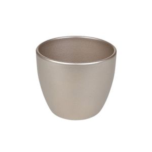 Keramiktopf Champagnerfarbe 15cm