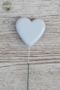 Accessoire kleiner weisser Herz (6cm)