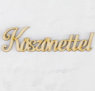 köszönettel fa tábla 